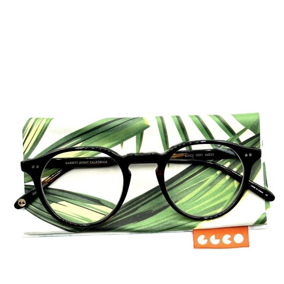 Garrett Leight GLCO Royce Color Coffee Tortoise Eyeglasses New Unisex - Picture 7 of 7